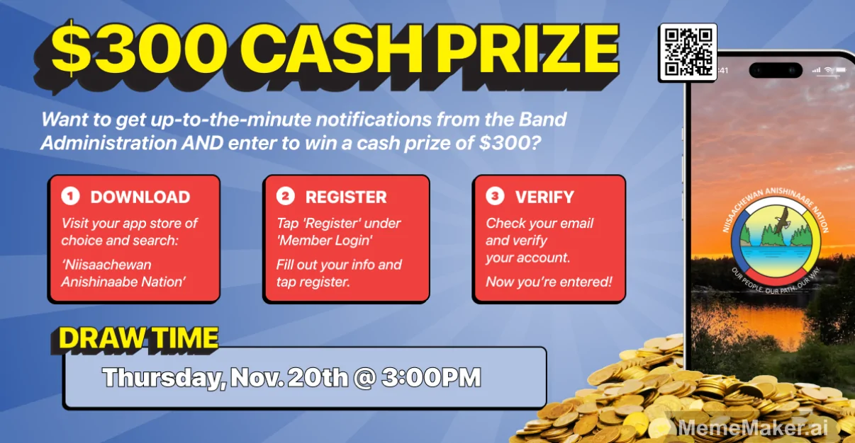 Cash Prize Draw - Nov 20, 2025
